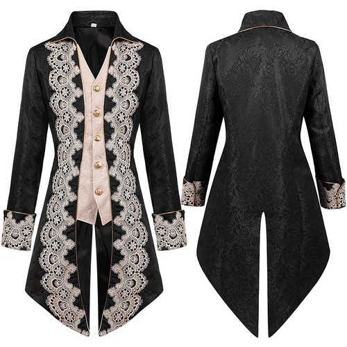 Mens retro gothic - retro, jacket