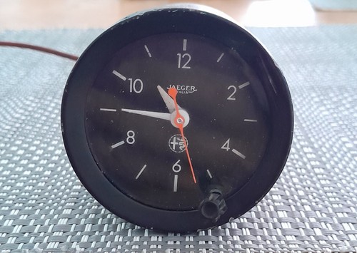 Alfa romeo jaeger car clock - car,