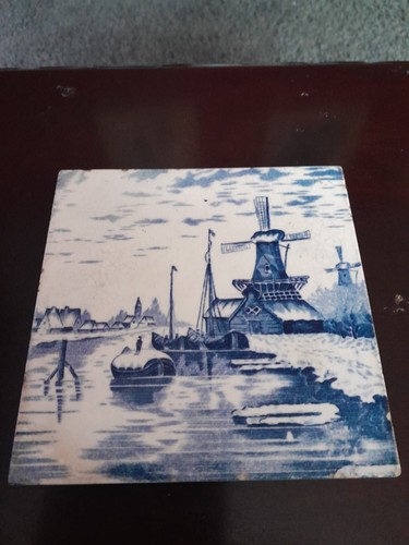 Delft like tile - delft, art