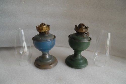 Oil lamps with glass - x,