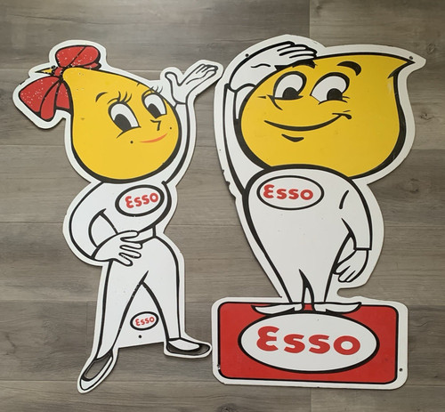 Large vintage esso mrs - esso, mr