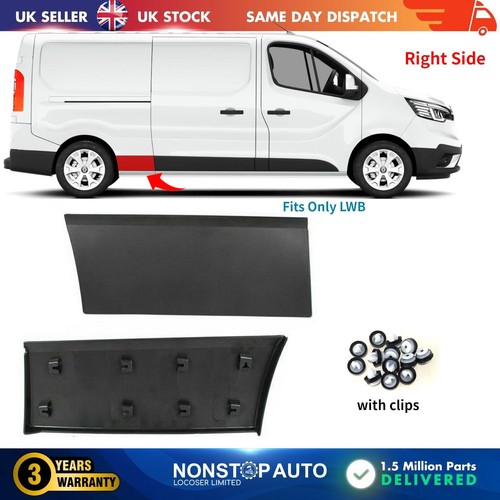 Rear right side moulding - side,