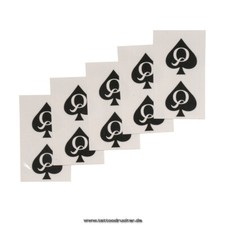 10 x Mini Queen of Spades
