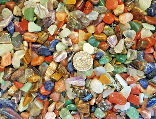 1kg mixed tumbled stones - ,