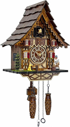 Wooden cuckoo clock - clock, wall