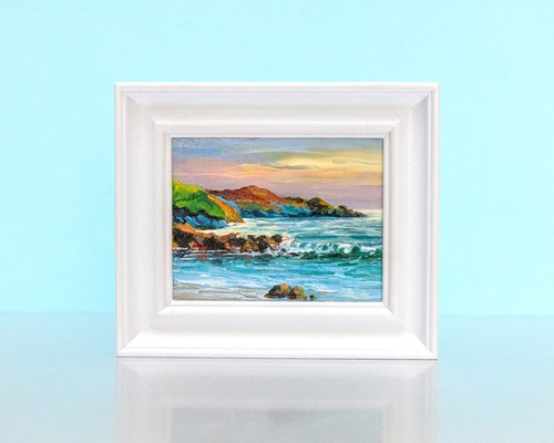 Oil painting original ocean - original,,