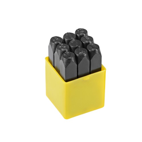 9pc number metal stamp - 9pc,