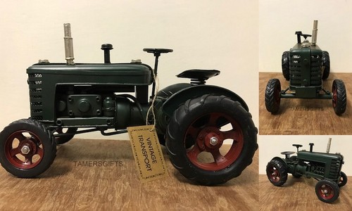 New metal tin tractor model - metal,