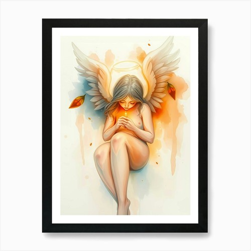 Angel art print - 7,