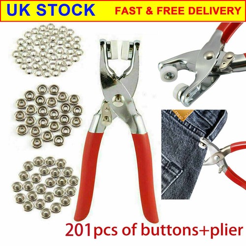 201x 5mm press stud snap - 201x, 9.5mm