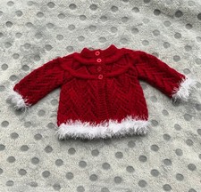 NEWBORN BABY HAND KNITTED MATINEE COAT/CARDIGAN