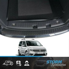 ABS PLASTIC REAR BUMPER TRIM COVER PROTECTION IN BLACK FOR VW CADDY 2015+