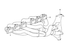 BMW Genuine Front Exhaust