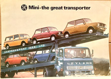 Mini 850 1000 Clubman 1275GT Car Sales Brochure 1976 Publication No 3196