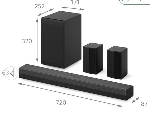 Sound surround system - lg,