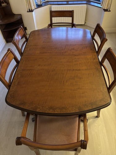 Walnut dining table - walnut, with