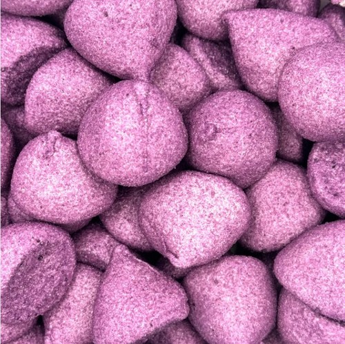 Purple marshmallow paint balls - purple,
