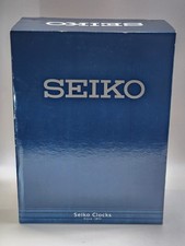 SEIKO Solid Oak Westminster Whittington Mantel Clock with Pendulum QXJ104BC