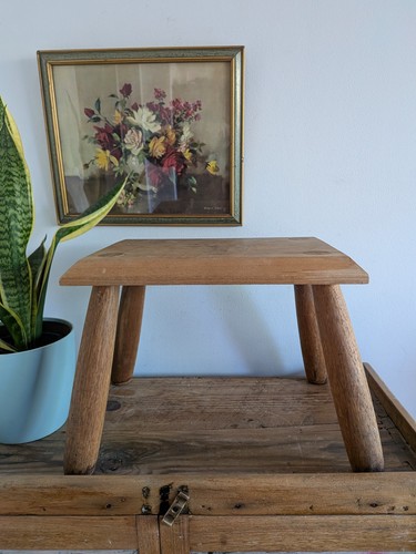 Vintage step stool - vintage,
