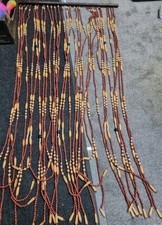 Vintage Wooden Hanging Beaded
