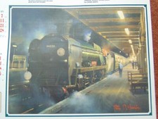 `Night Call` Philip D. Hawkins Railway picture print  `Eddystone` 1995