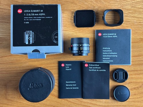 Leica elmarit 28mm - elmarit-m, f2.8