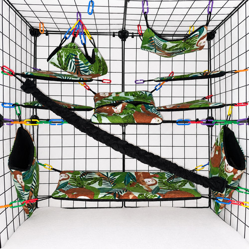 Sugar glider fleece cage - 11, pc