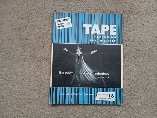 Tape recording fortnightly - recording,