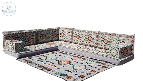 Shaped floor couch arabic - l,