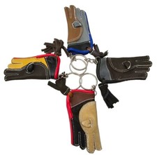 Falconry glove keyring Leather Glove Keyring Falconry Glove Keychain 