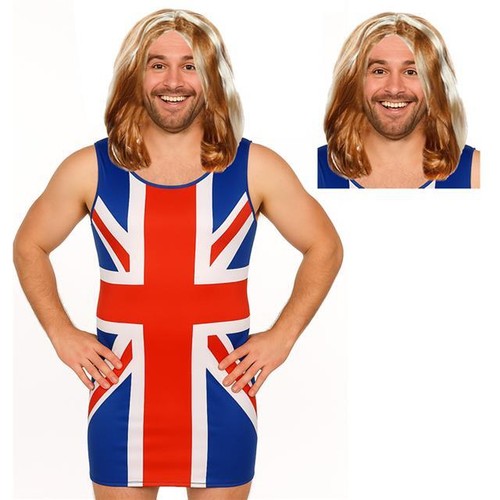 Men union jack - jack, wig