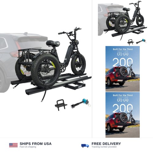 Hitch mount trike rack for - trike,
