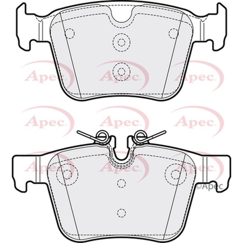 Brake pads set for - brake, volvo
