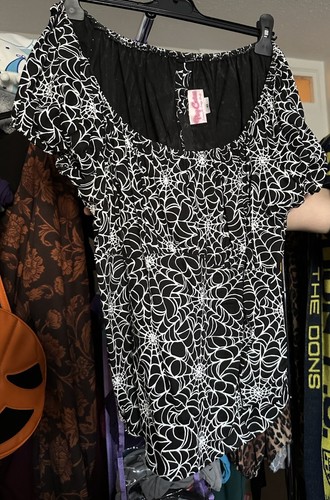Pinup girl clothing spiderweb - pinup,