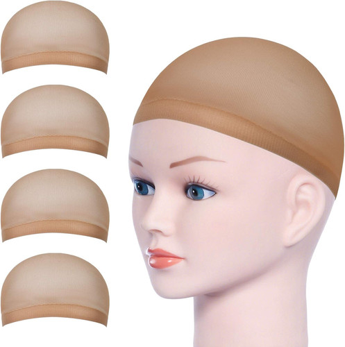 Wig caps pcs stretchy - caps,, 4