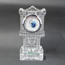 Disney Cinderella 50th Anniversary Clock by Galway Irish Crystal Limited Ed 2000