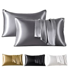 2 Pack Satin Silk Pillowcase