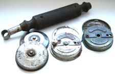 Vintage Original Telephone Handle And Parts