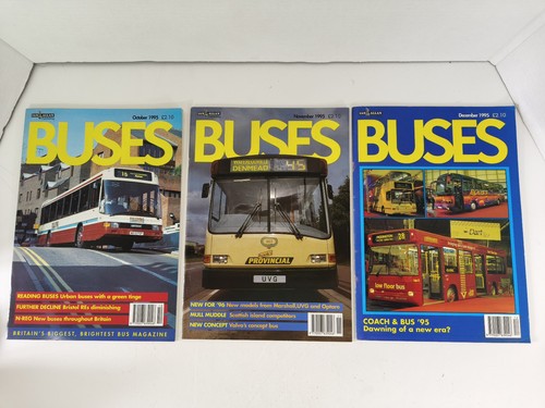 Buses magazine bundle - bundle, x3