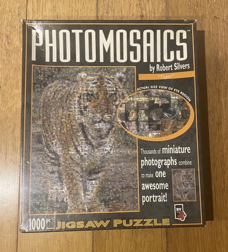 Photomosaics tiger jigsaw - jigsaw,