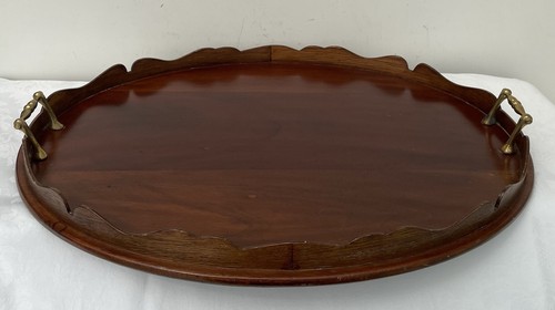 Vintage mahogany serving - vintage,