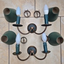 Pair Of French Art Deco Green