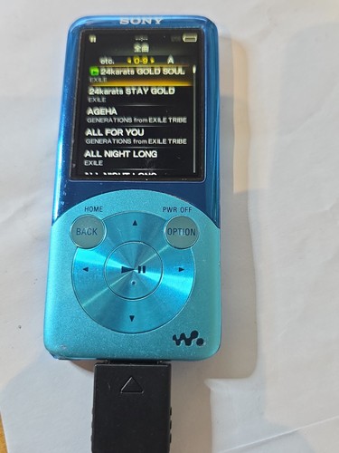 Sony walkman s754 blue 8gb - blue,