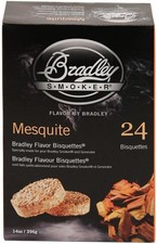 Bradley Smoker BTMQ24 BTMQ24-Flavor Bisquetttes-Mesquite 24Pk black 