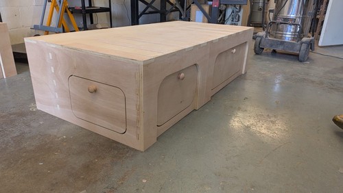Custom cnc camper van bed - cnc,