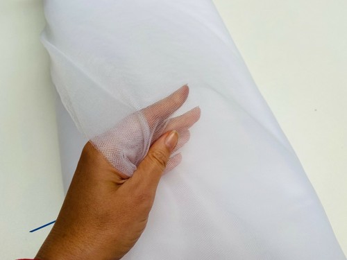 White tutu tulle fabric mesh - fabric,