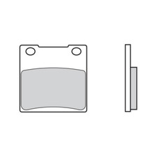 Rear brake pads pair BREMBO RC Carbon ceramic racing SUZUKI GSX R 1100 89/92