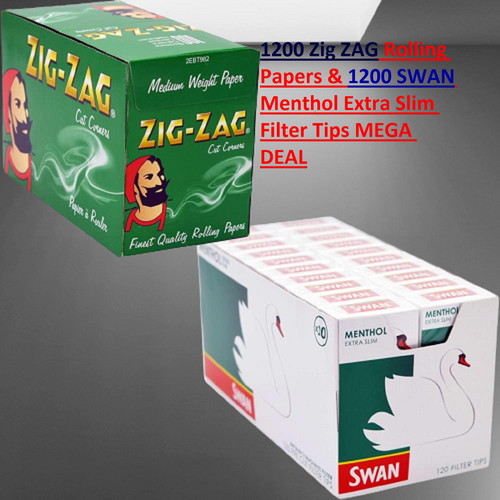 1200 zig zag rolling papers - 1200, &