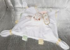 Disney Store Thumper Baby Comforter Taggie Blanket Blankie White Soft Toy BNWT
