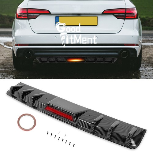 Carbon fiber black rear - carbon,